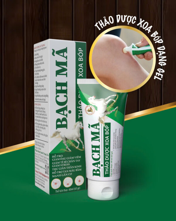 THẢO DƯỢC XOA BÓP BẠCH MÃ GEL - Hình ảnh 2